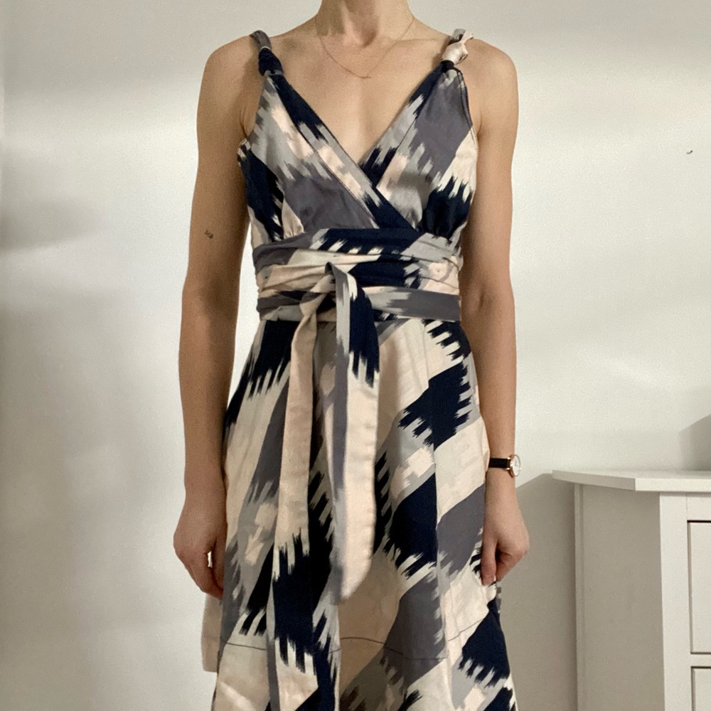 Marc by Mac Jacobs Ikat tank wrap dress size 4